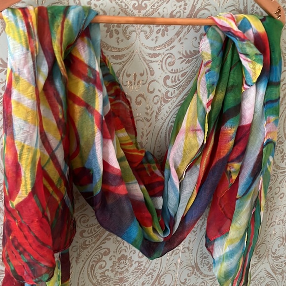 Rainbow / Multicolor Scarf 🌈 - Picture 6 of 6